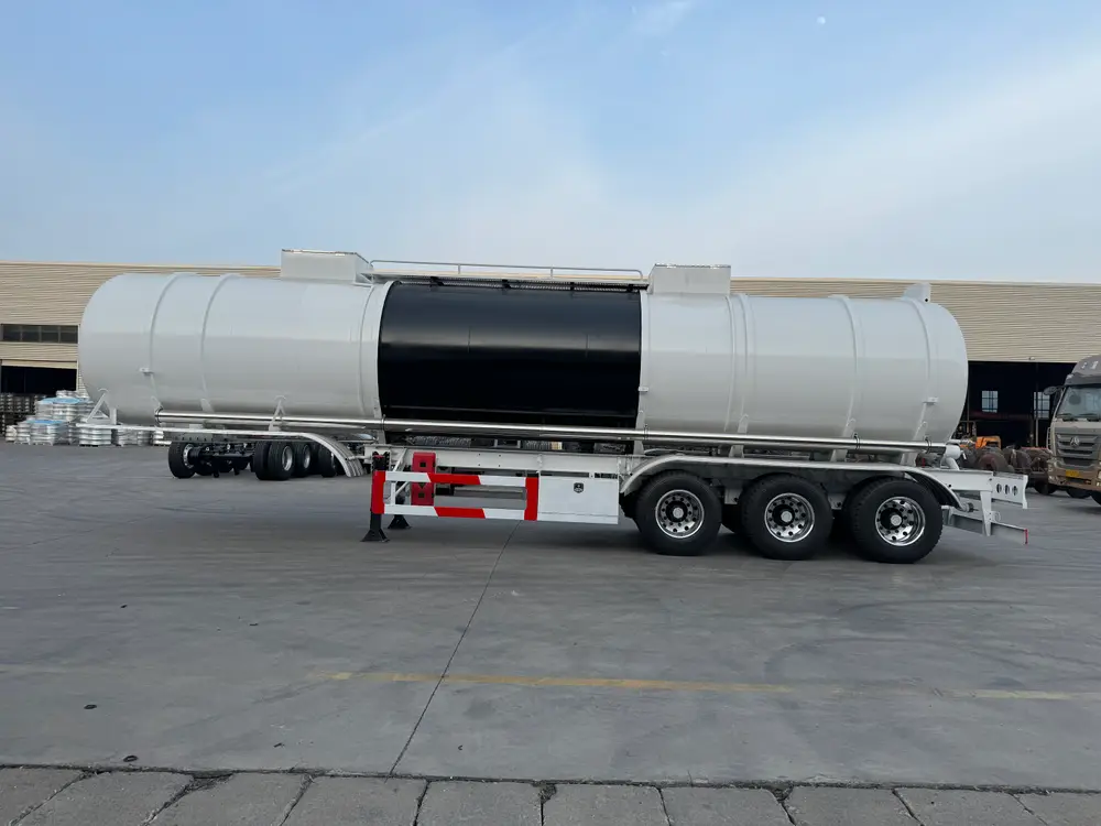 3 Axle 45000L Insulated Bitumen Tanker Semi Trailer