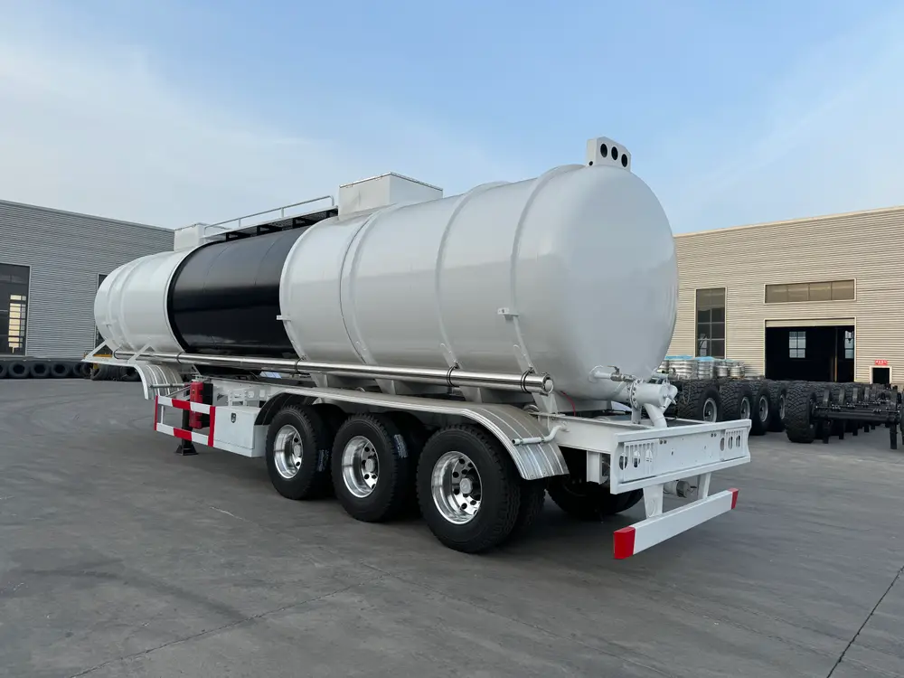 3 Axle 45000L Insulated Bitumen Tanker Semi Trailer