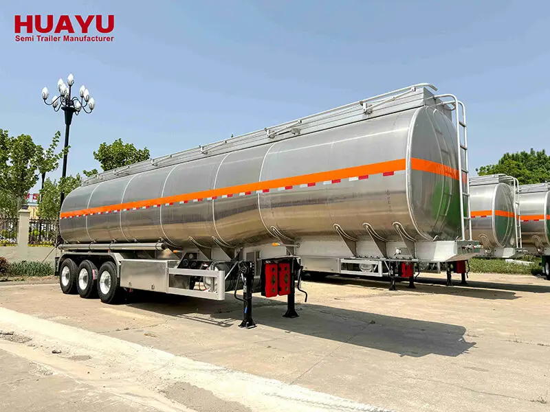 3 Axles 40000 Liters 40cbm Diesel Petroleum Fuel Liquid Oil Fuel Semi Trailer