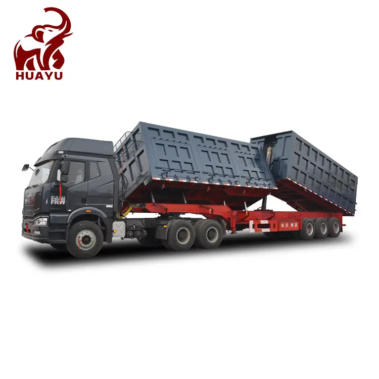 3+2 Axle Side and Rear Dump Truck