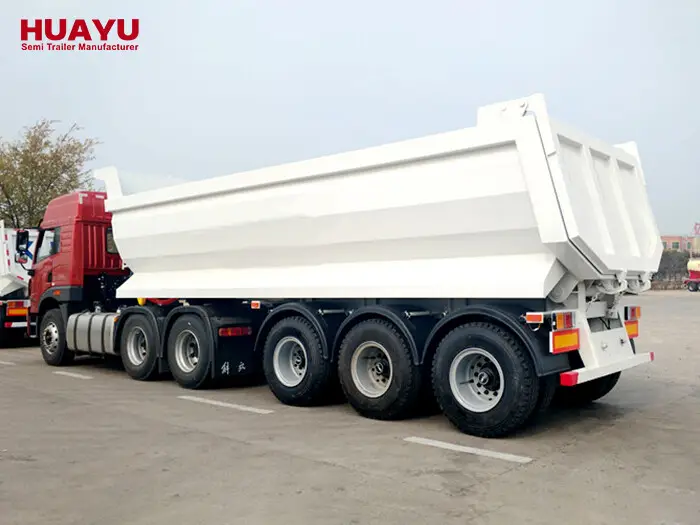 3 Axle End Tipper Semi Trailer