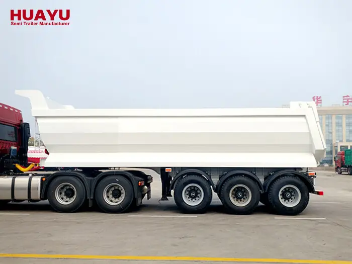 3 Axle End Tipper Semi Trailer