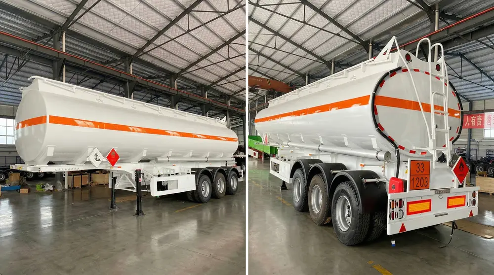 Carbon steel fuel tank trailer