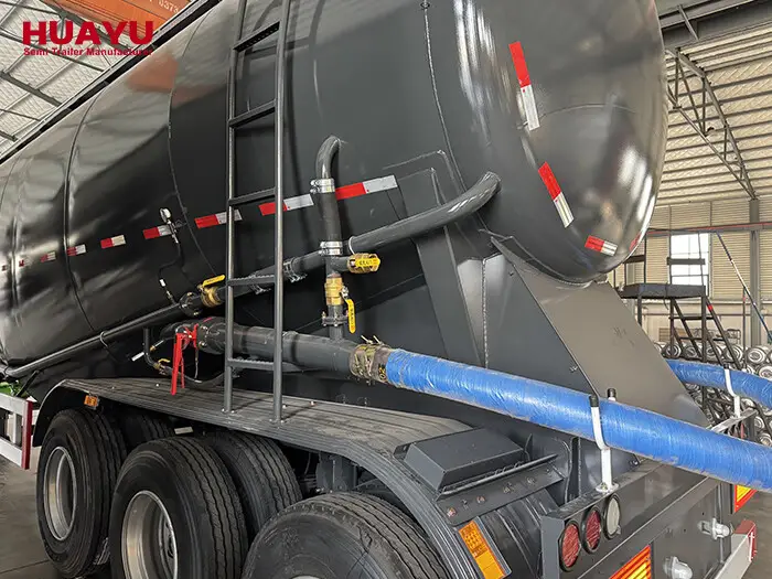 3 Axle 40CBM 50CBM Cement Bulker Trailer
