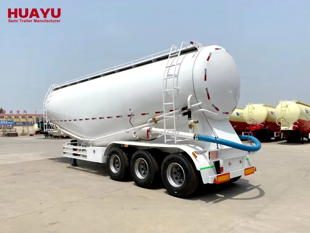 3 Axle 40CBM Dry Trailer Cement Bulker Semi Trailer