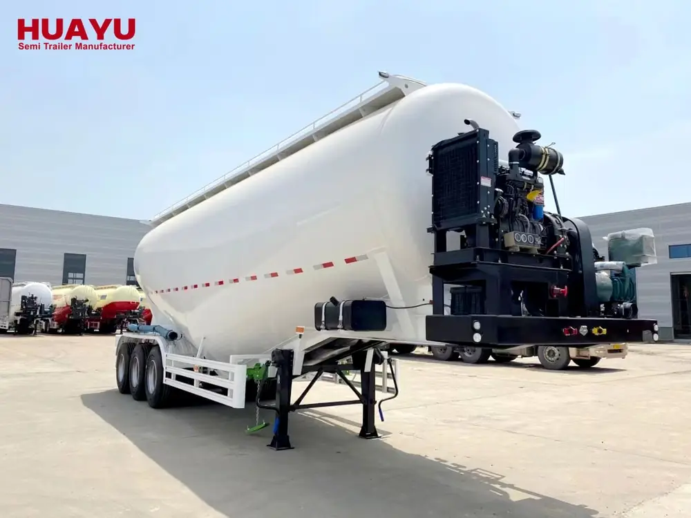 3 Axle 40CBM Dry Trailer Cement Bulker Semi Trailer