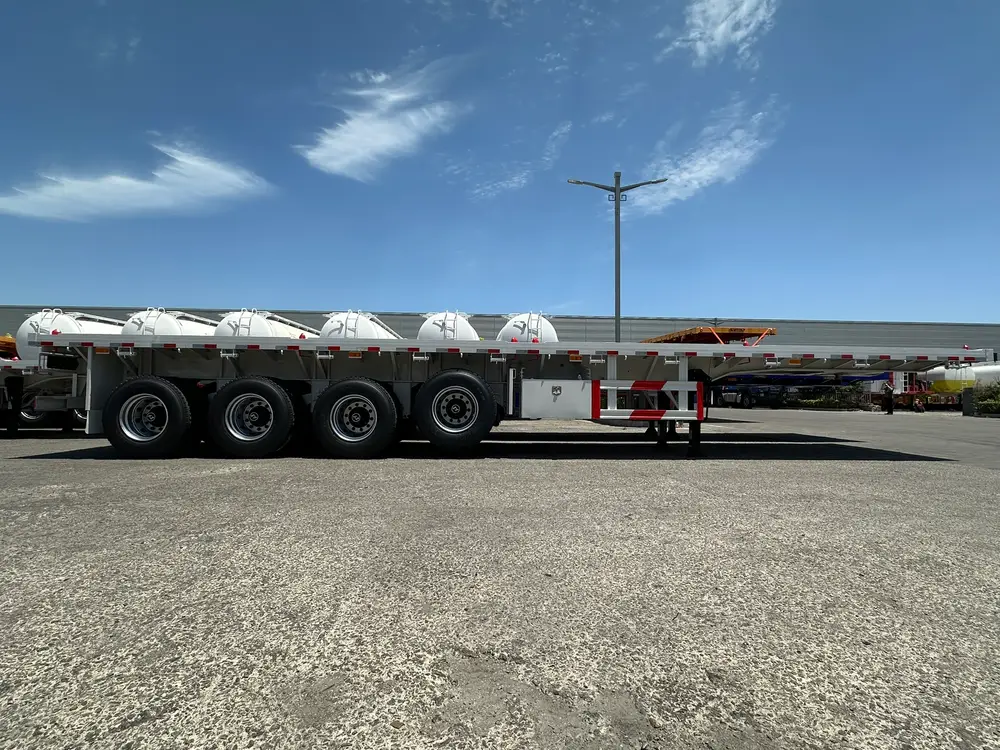 4 Axle 45FT Flatbed Semi Trailer