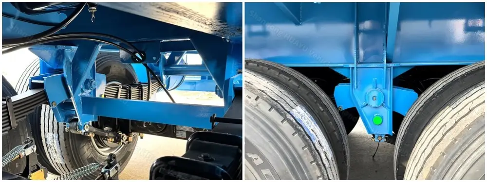 40 FT platform semi trailer heavy-duty suspension