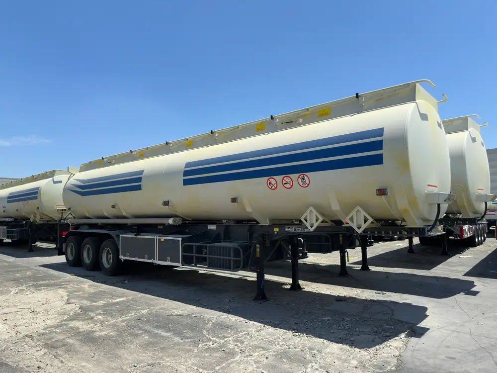 3 Axle 45000L 5 Compartment Fuel Tanker Semi Trailer