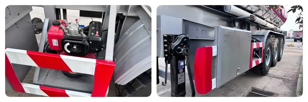 Fuel tank semi trailer with high-quality oil pump
