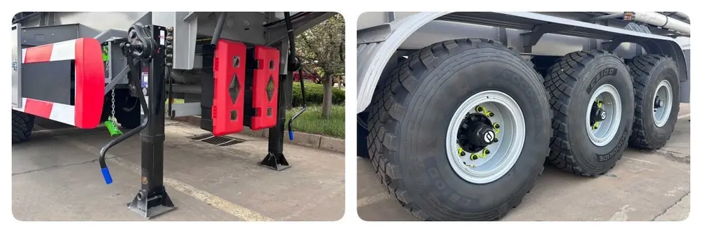 HUAYU fuel tank semi trailer with customizable accessory options