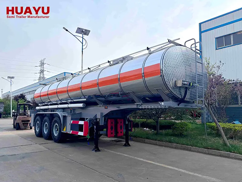 3 Axles Keep Warm Stainless Steel Tanker Trailer