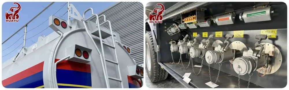 4 axle carbon steel oil tanker build detail