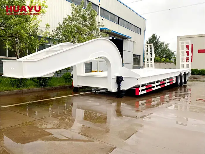 3 Axle 80 Ton Lowboy Semi Trailer