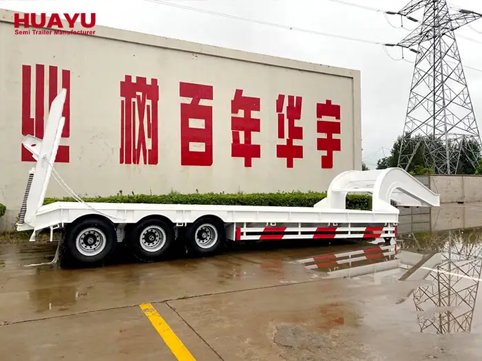3 Axle 80 Ton Lowboy Semi Trailer