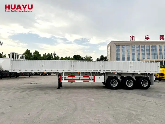 3 Axles 60ton Side Wall Semi Trailer