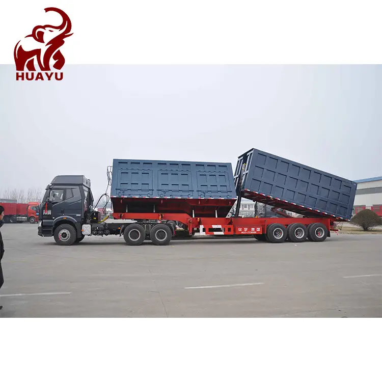 3+2 Axle Side and Rear Dump Truck