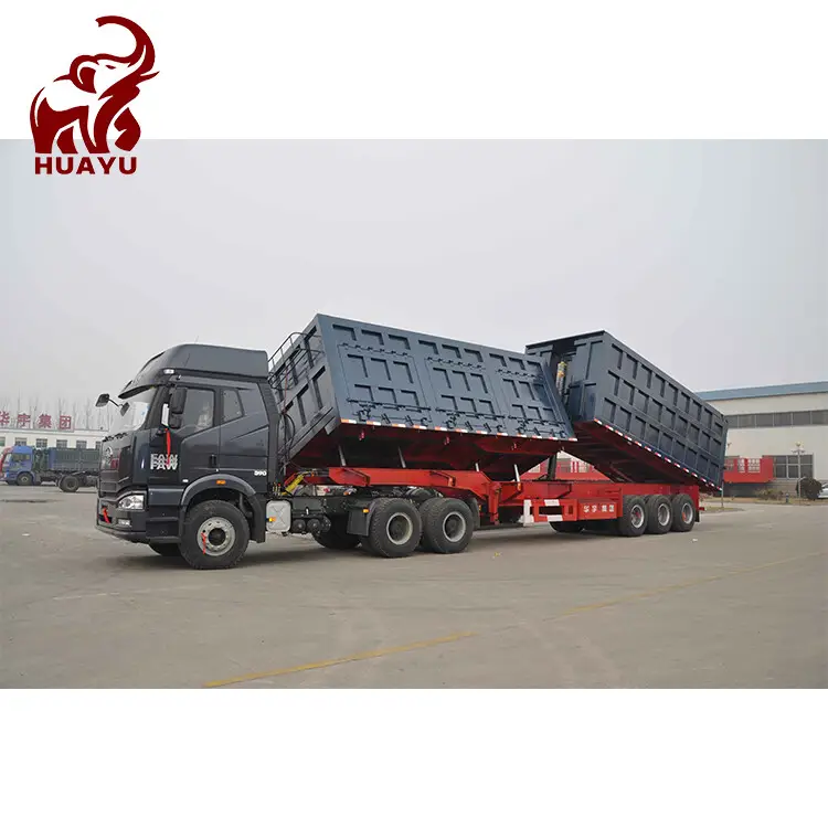 3+2 Axle Side and Rear Dump Truck
